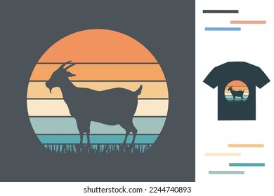 Goat lover t shirt design