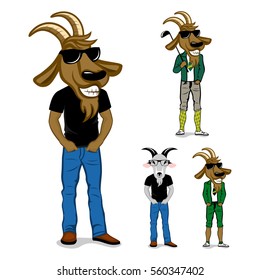 Goat Mascot Logo