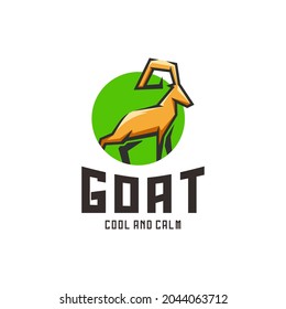 Goat Mascot Logo Illustration Vector