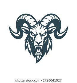 mascote de cabra logotipo vetor design, modelo de ilustração estilo moderno eps 10