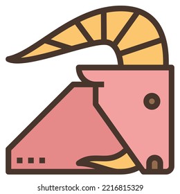 goat modern concept ui ux icon for website, app, presentaion, flyer, brochure etc.
