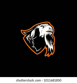 Goat modern logo illustration