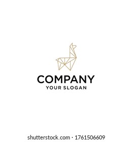 goat ram ram line standing icon logo design vector illustration simple