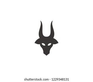 Goat Ram Logo Stock Vector (Royalty Free) 1229348131 | Shutterstock