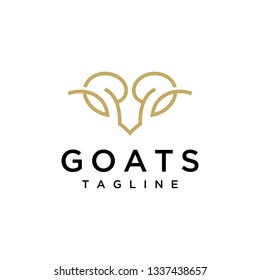 goat / ram logo design