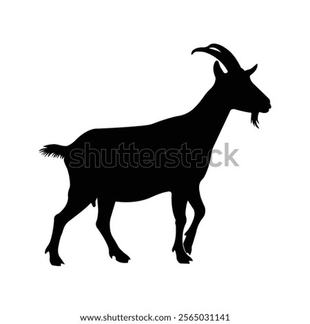 Goat Selotte vector design balck
