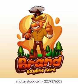 goat service job character mascot 