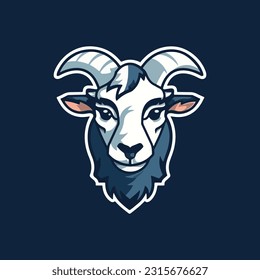 Goat shaped mascot logo for dairy product company