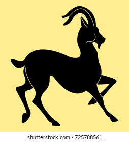 Goat silhouette