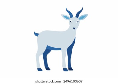 A Goat silhouette vector illustration