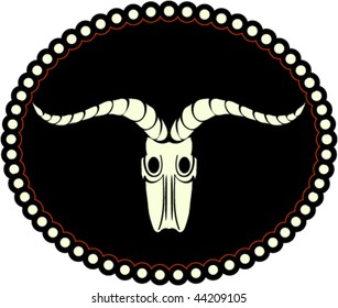 The goat skull