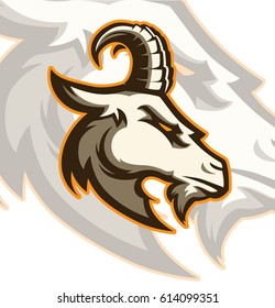 Goat Sport Logo Mascot Element