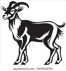 Goat Stencil Design best for Wall Decoration