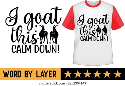 Goat svg t shirt design