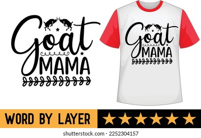 Goat svg t shirt design