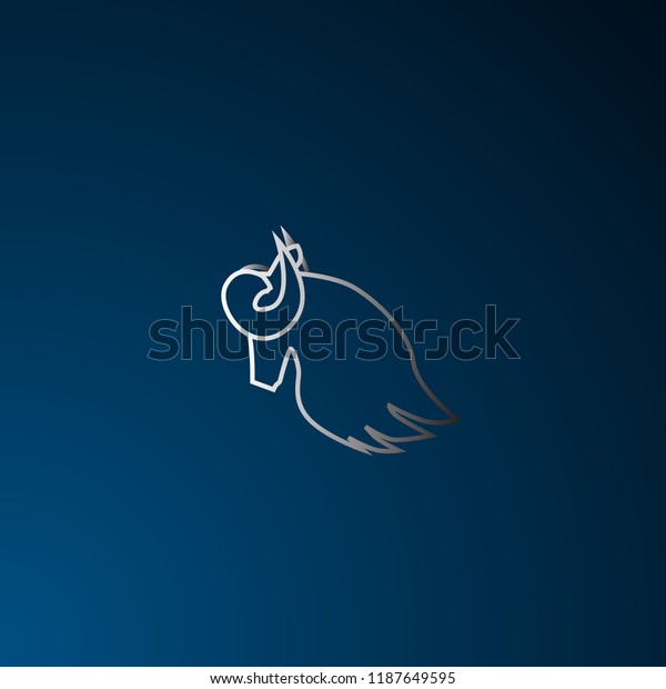 Goat Symbol Symbol Has Mean Beauty Stock Vector Royalty Free 1187649595