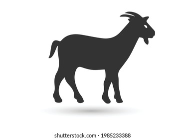 goat symbol vector icon sign