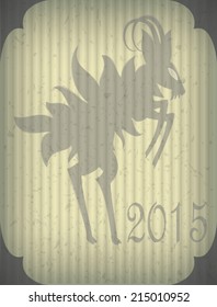 goat and texture card 