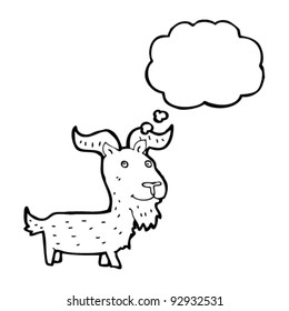 goat with thought bubble