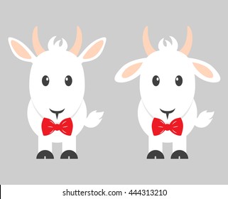 goat with tie set