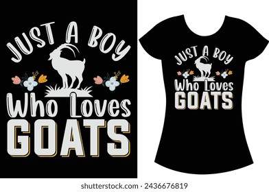 Goat Typography graphic Retro vintage T-shirt Design.