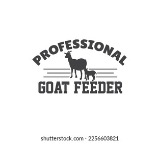 
Goat Typography, Goat SVG, Goat EPS, Goat Animal, farm life,  svg
