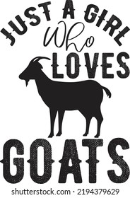 Goat Typography T Shirt Design