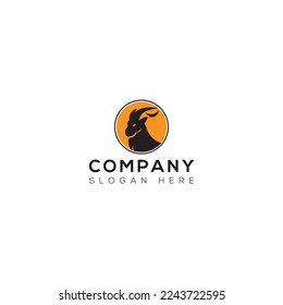 Goat vector art logo design