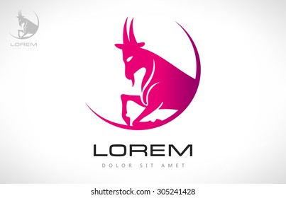  Goat Vector Design - vector illustration
