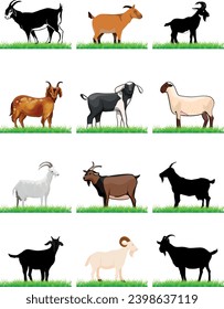 Goat Vector Design symbol art