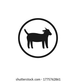 goat vector design template illustration