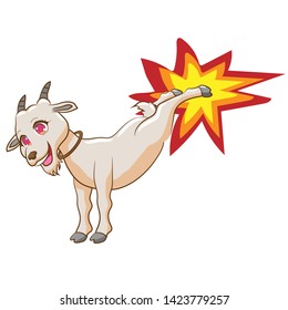 goat vector graphic design clipart