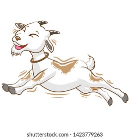 goat vector graphic design clipart