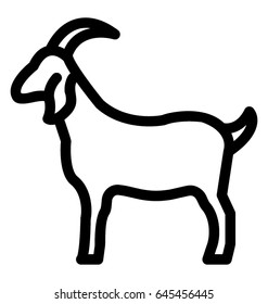 Goat Vector Icon