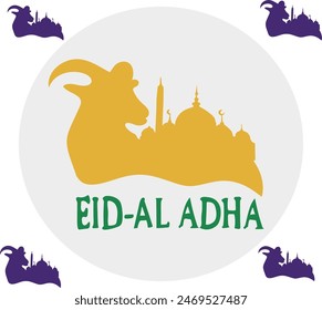 Ziege Vektorgrafik Idul Al Adha Idul Adha Eid 