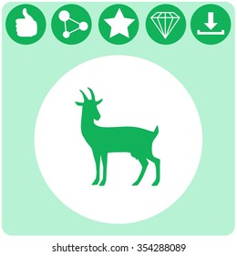 Goat. Vector illustration