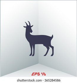 Goat. Vector illustration