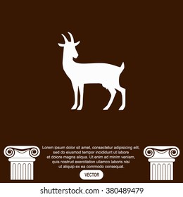 Goat. Vector illustration