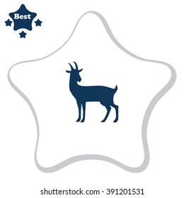 Goat. Vector illustration