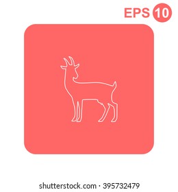 Goat. Vector illustration