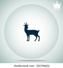 Goat  vector illustration.