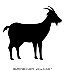 Goat vector png. illustration for silhouette