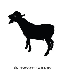 goat vector silhouette