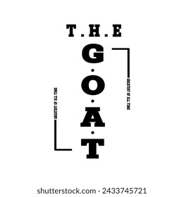 The Goat Vector Tshirt Print