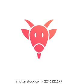 goat vector for website symbol icon presentation