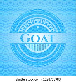 Goat water badge.