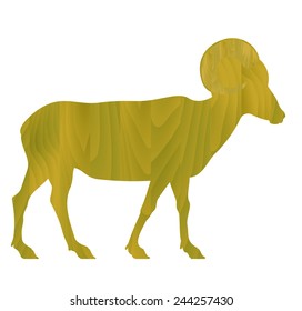 Goat Year - zodiac sign - vector