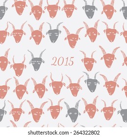 Goats illustration in vector