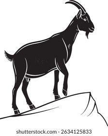 Goats are known for their agility and ability to climb, even trees in some cases.
