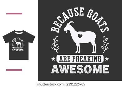 Goats lover t shirt design